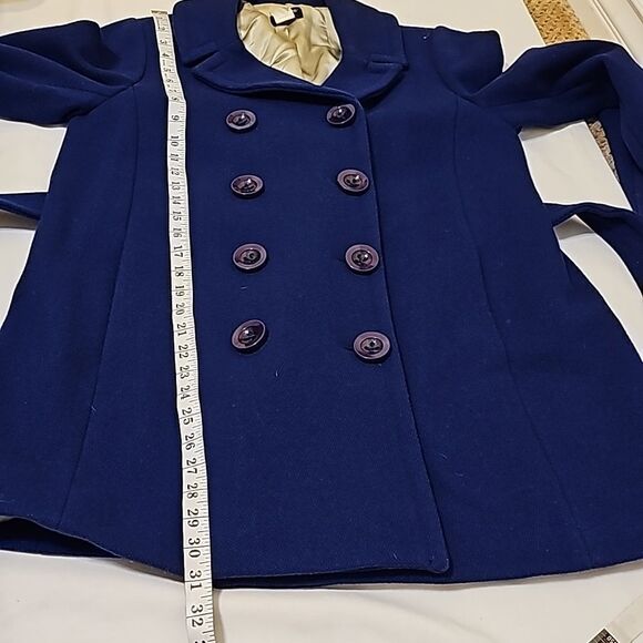 - J. Crew wool blend coat size 10 - Picture 4 of 7